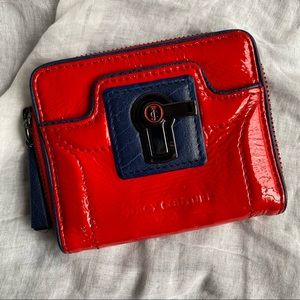 Juicy Couture Red Patent Leather Bi-fold Wallet